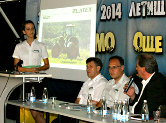 Пресконференция на ЗЛАТЕКС по време на БАТА АГРО 2014